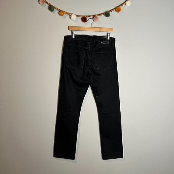 J Brand Kane Slim Straight jeans in Deceit Black - Picture 4 of 8